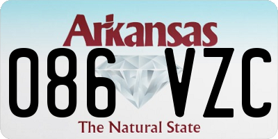 AR license plate 086VZC