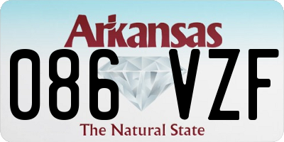 AR license plate 086VZF