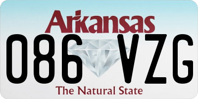 AR license plate 086VZG