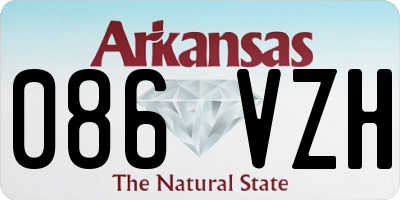 AR license plate 086VZH