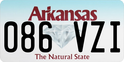AR license plate 086VZI