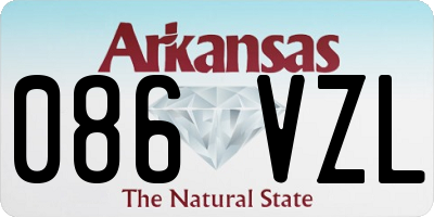 AR license plate 086VZL