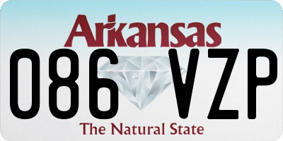AR license plate 086VZP
