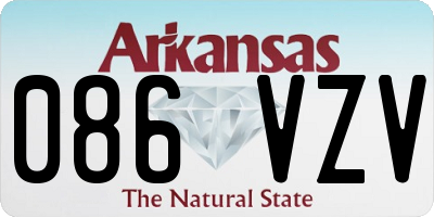 AR license plate 086VZV