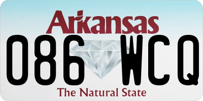 AR license plate 086WCQ