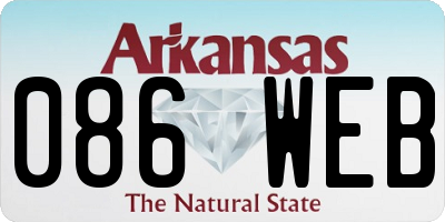 AR license plate 086WEB