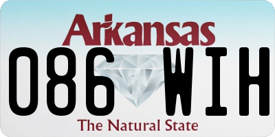 AR license plate 086WIH