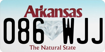 AR license plate 086WJJ
