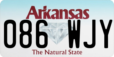 AR license plate 086WJY