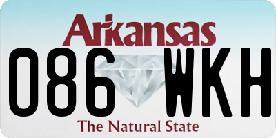 AR license plate 086WKH