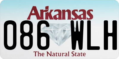 AR license plate 086WLH