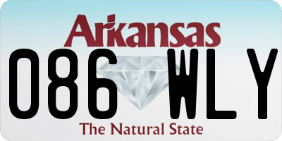 AR license plate 086WLY