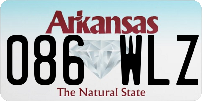 AR license plate 086WLZ