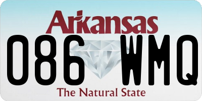AR license plate 086WMQ