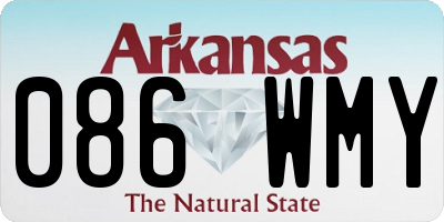AR license plate 086WMY