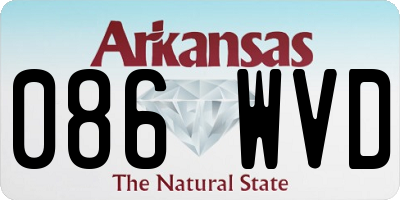 AR license plate 086WVD
