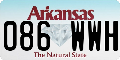 AR license plate 086WWH