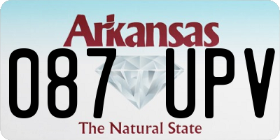 AR license plate 087UPV