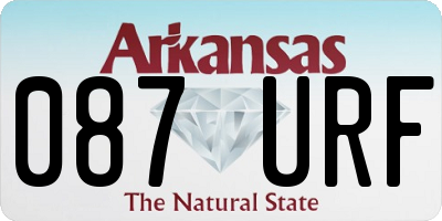 AR license plate 087URF
