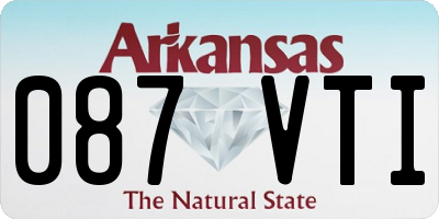 AR license plate 087VTI