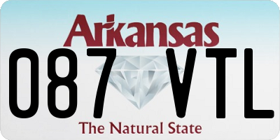 AR license plate 087VTL
