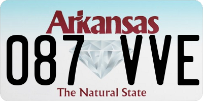 AR license plate 087VVE
