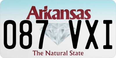 AR license plate 087VXI