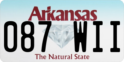 AR license plate 087WII