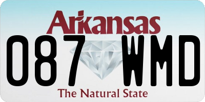 AR license plate 087WMD
