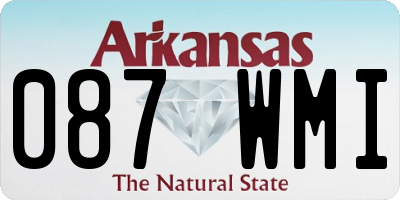 AR license plate 087WMI