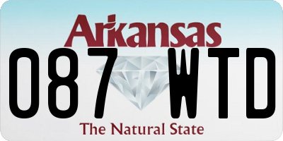 AR license plate 087WTD
