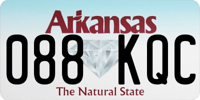 AR license plate 088KQC