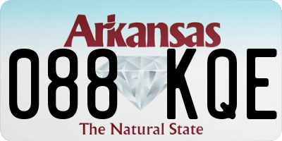AR license plate 088KQE
