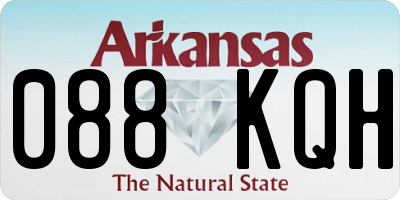 AR license plate 088KQH
