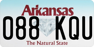 AR license plate 088KQU