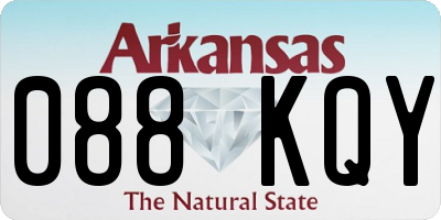 AR license plate 088KQY
