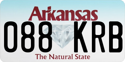 AR license plate 088KRB