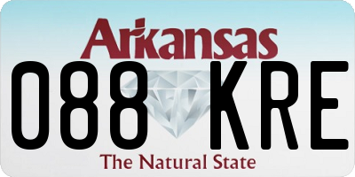 AR license plate 088KRE