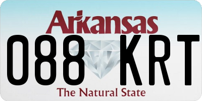 AR license plate 088KRT