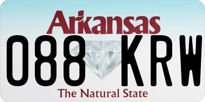 AR license plate 088KRW