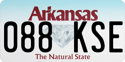 AR license plate 088KSE