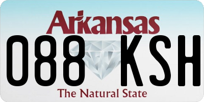 AR license plate 088KSH