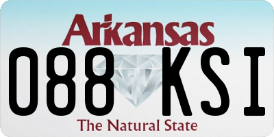 AR license plate 088KSI