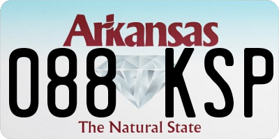 AR license plate 088KSP