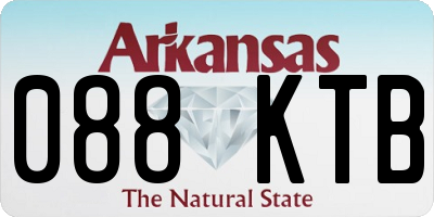 AR license plate 088KTB
