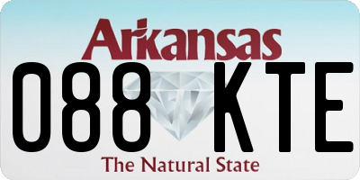 AR license plate 088KTE