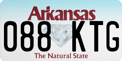 AR license plate 088KTG