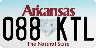 AR license plate 088KTL
