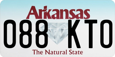 AR license plate 088KTO