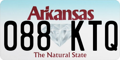 AR license plate 088KTQ